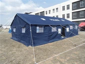 10 व्यक्तियों के लिए टिकाऊ डबल फ्लाई कैनवास टेंट